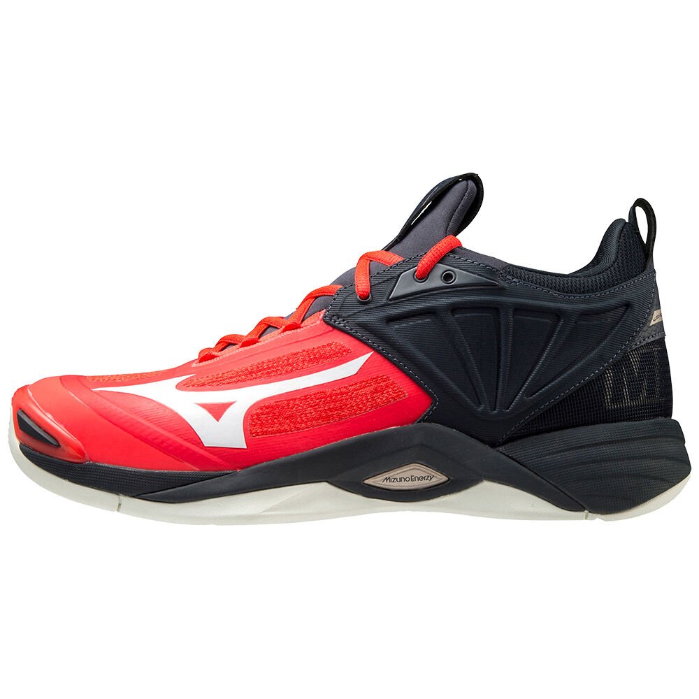 Mizuno Wave Momentum 2 - Bayan Voleybol Ayakkabısı - Kırmızı/Beyaz Türkiye (ZOSVDG-240)